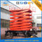 Elevador móvel hidráulico da plataforma com altura de levantamento da capacidade de carga 500kg 12m