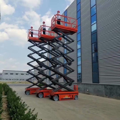 a antena 450KG elétrica de 8M Scissor o elevador, ISO automotor do CE da plataforma de trabalho