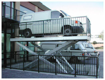O motor elétrico hidráulico Scissor o elevador do carro para a garagem 3T 3M do uso da casa