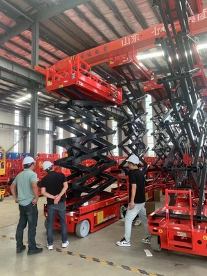 6m 8m 12m 14m Plataformas de trabalho elevadoras hidráulicas móveis autopropulsadas para trabalho aéreo