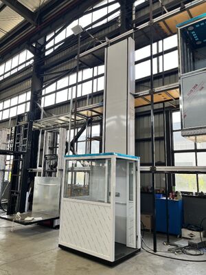 Cadeira de rodas para deficientes Elevador vertical de plataforma com liga de alumínio ou aço inoxidável