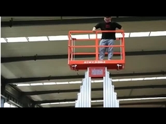 Aluguer de elevadores hidráulicos de 2 postes de liga de alumínio de 12 m para plataforma de trabalho aéreo